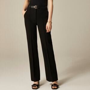 J.Crew Natalia Dress Pants WMNS 8 Black Four Season Stretch High Rise Carreman